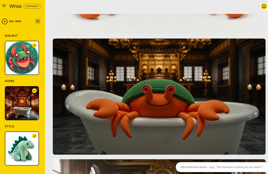 Generate an Initial Character Image with Whisk